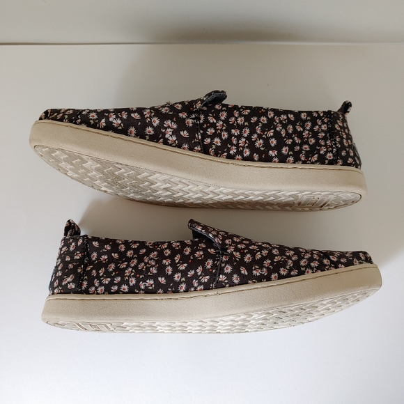 Toms Shoes Ditzy Daisy Print Deconstructed Alpargata Slip On Shoes Size 7 - Picture 10 of 13